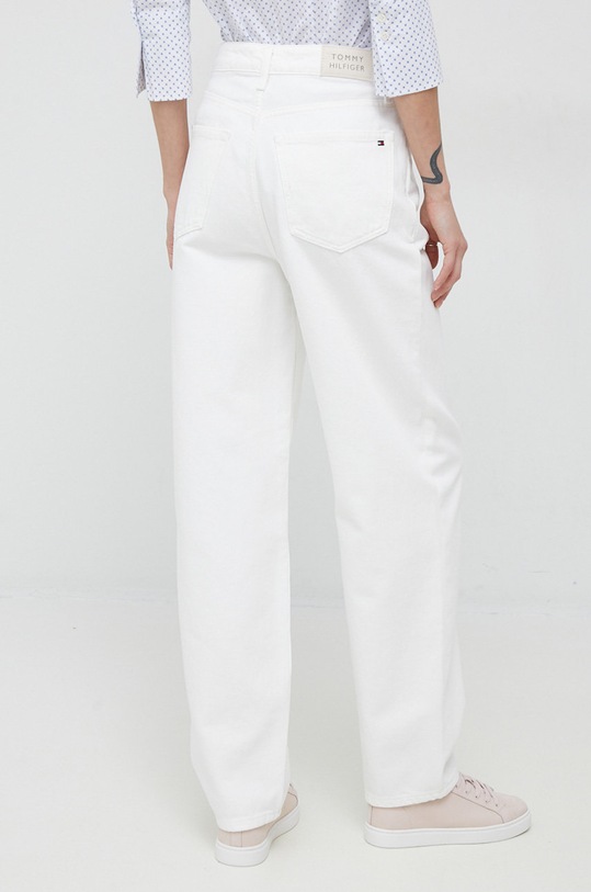 Odzież Tommy Hilfiger jeansy WW0WW37260.PPYX biały