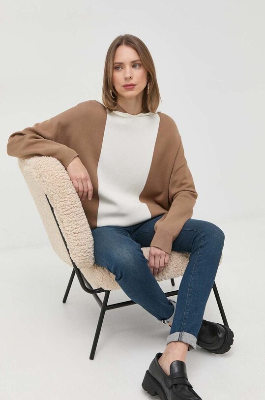 BOSS jeansy 50487191 granatowy SS23