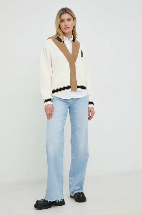 BOSS jeansy Marlene 50487292 niebieski SS23