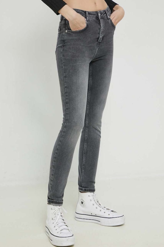 Karl Lagerfeld Jeans jeansy Planet friendly szary 231J1110