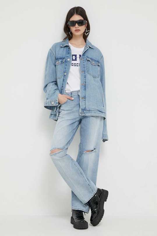 Love Moschino jeansi albastru W.Q.467.06.T.9860