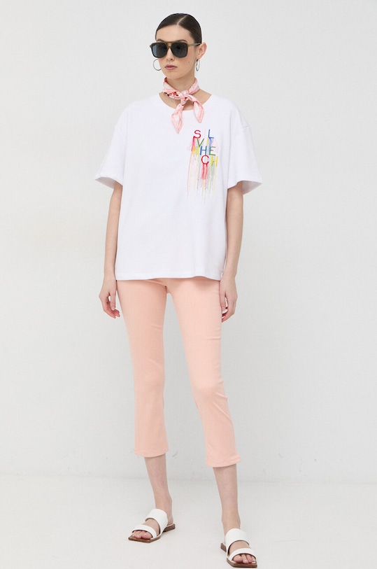 Παντελόνι Guess W3GA91.W93CE πορτοκαλί SS23