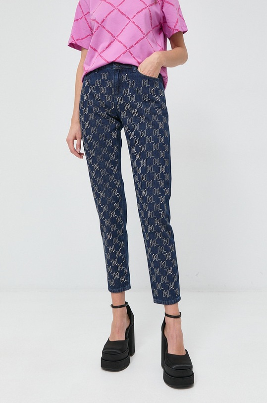Karl Lagerfeld jeansy granatowy 230W1101