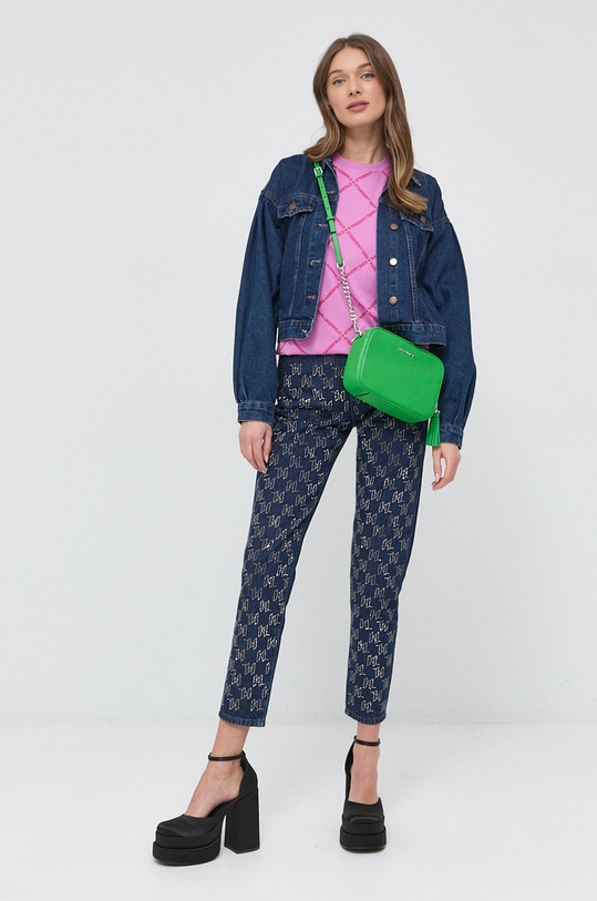 Karl Lagerfeld jeansy 230W1101 granatowy SS23