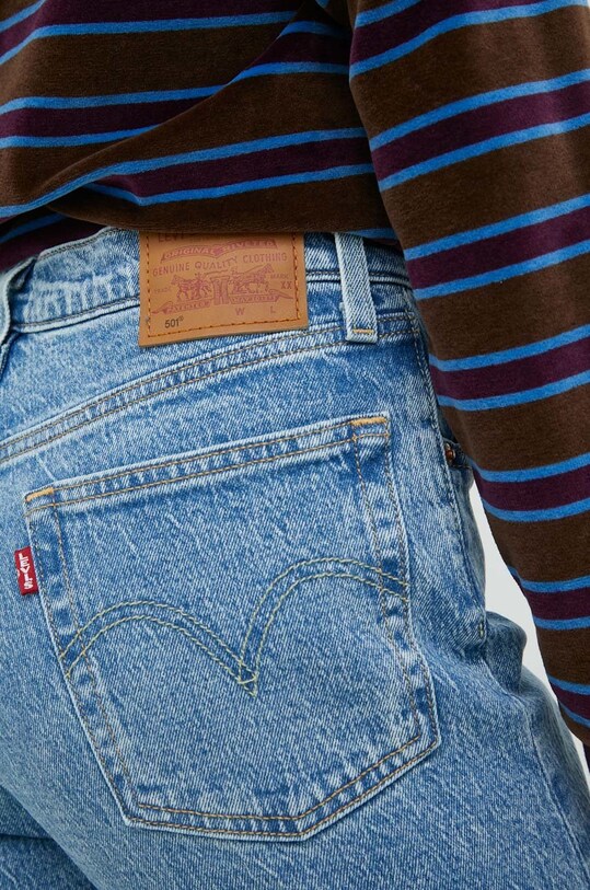 Levi's jeansy 501® JEANS FOR WOMEN niebieski 12501.0415