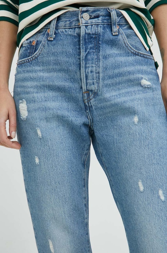 Levi's jeansi 501 Original Cropped albastru 36200.0286