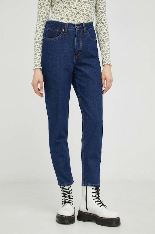 Levi's jeansy 80s Mom Jean Planet friendly granatowy A3506.0008