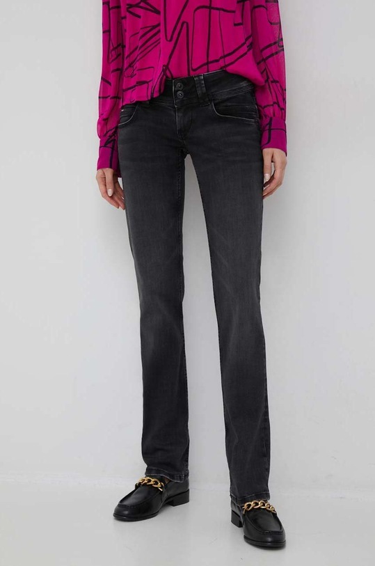 Pepe Jeans jeansi Venus Planet friendly negru PL204175VU8.000
