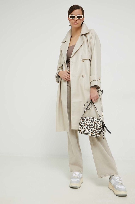 Džíny Abercrombie & Fitch KI155.2690.178 béžová SS23