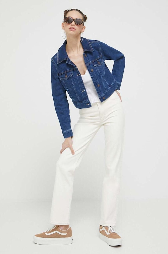 Abercrombie & Fitch jeansy KI155.3045.178 beżowy SS23