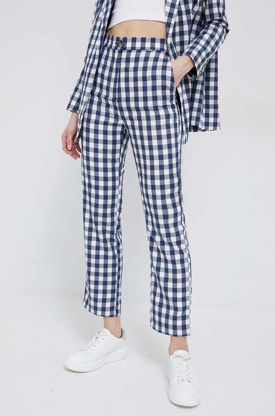 Pepe Jeans spodnie Bel wzorzyste granatowy PL211596.0AA