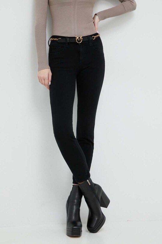Liu Jo jeansi negru UXX042.D4199