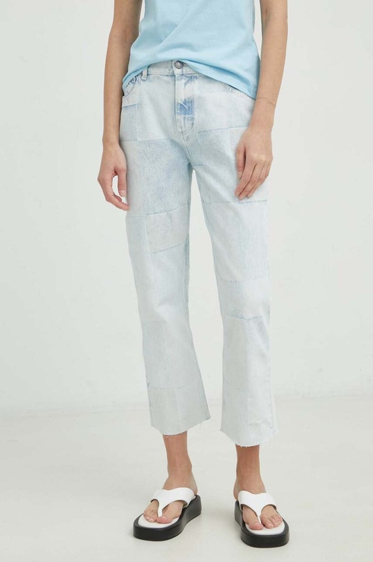 Džíny Mustang Style Brooks Straight 7/8 Planet friendly modrá 1013452.5000.422