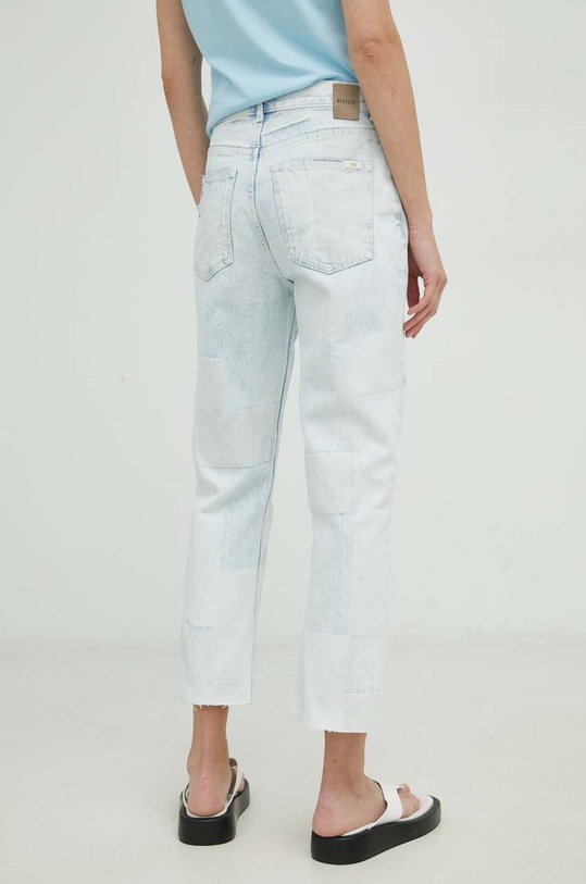 Oblečení Džíny Mustang Style Brooks Straight 7/8 1013452.5000.422 modrá