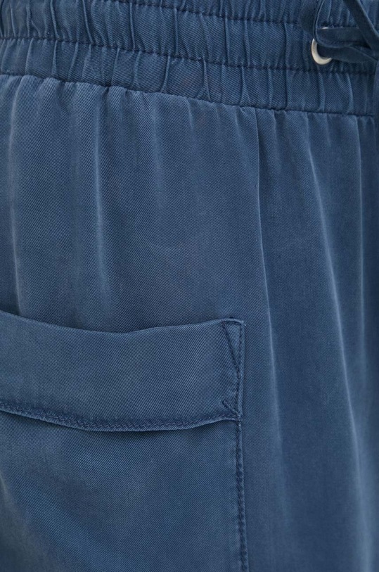 Mustang spodnie Style Drawstring Wide Leg granatowy 1013472.5429