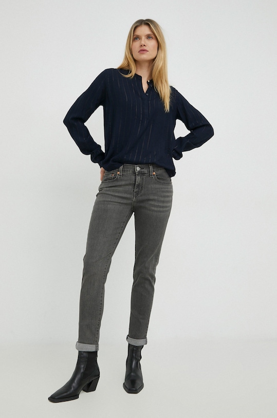 Levi's jeansy MID RISE BOYFRIEND 19887.0242 szary AW23