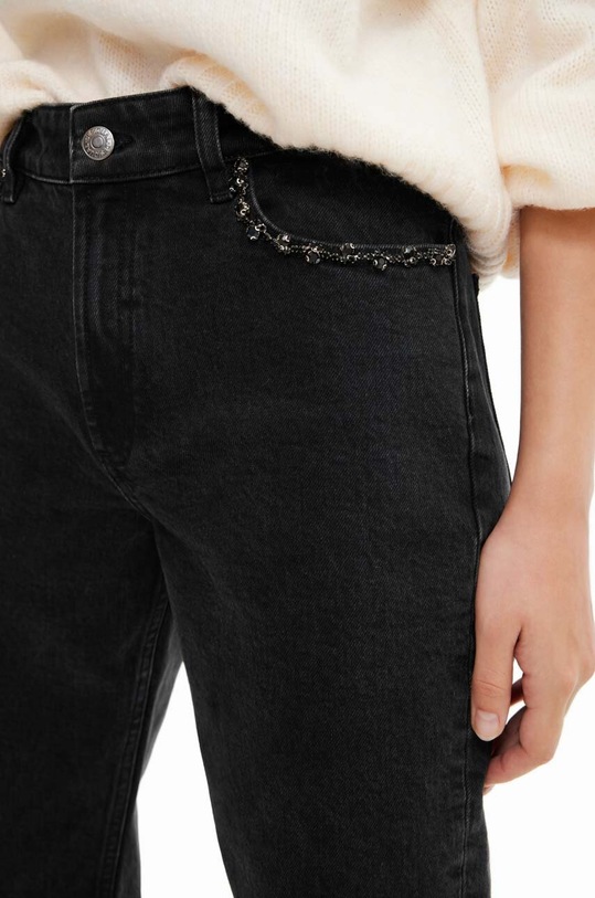 Odzież Desigual jeansy 23SWDDX1 czarny
