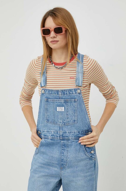 Levi's ogrodniczki jeansowe 85315.0016 niebieski SS23