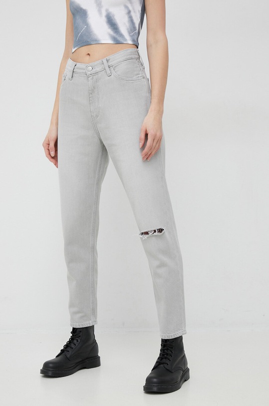 Odzież Calvin Klein Jeans jeansy J20J220607.PPYX szary