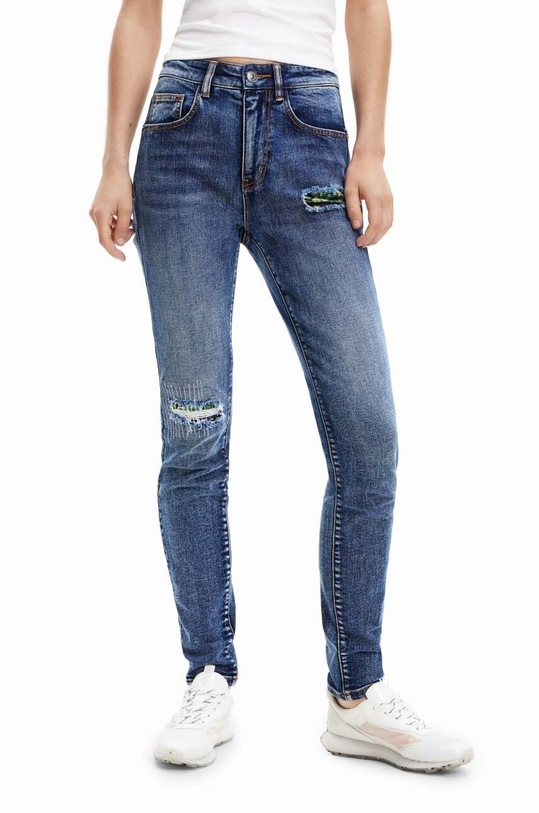 Desigual jeansy 23SWDD51 niebieski SS23