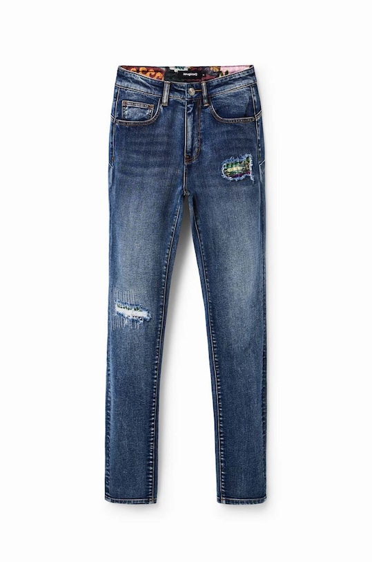 Desigual jeansy 23SWDD51 niebieski