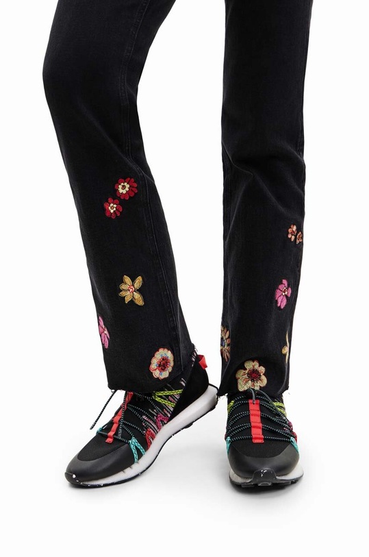Oblečení Džíny Desigual 23SWDD68 černá