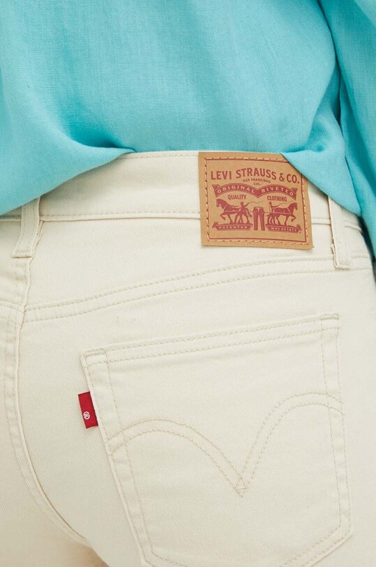 Levi's jeansy beżowy 19887.0291