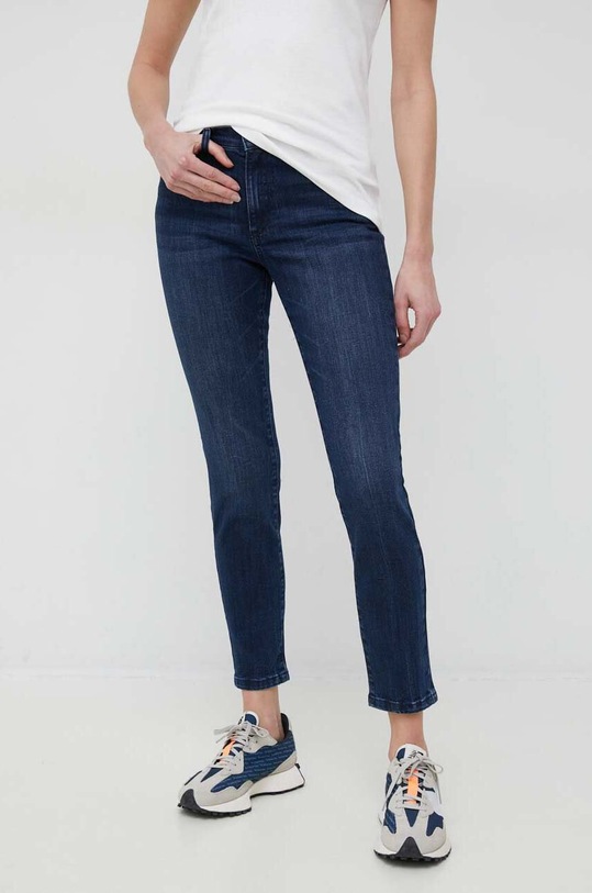 Sisley jeansy granatowy 44PMLE01K.902