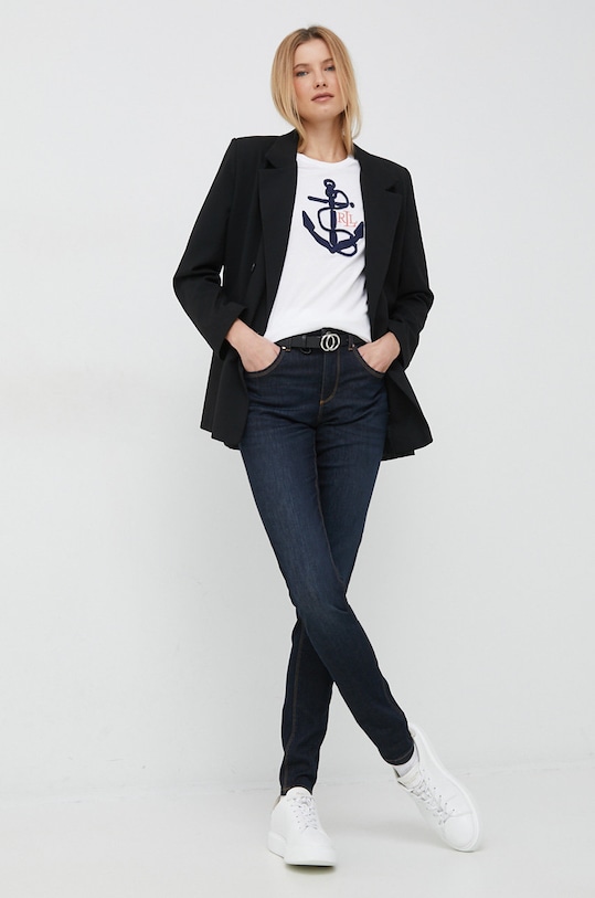 United Colors of Benetton jeansy Liv 4NF1574K5.901.. granatowy AA00