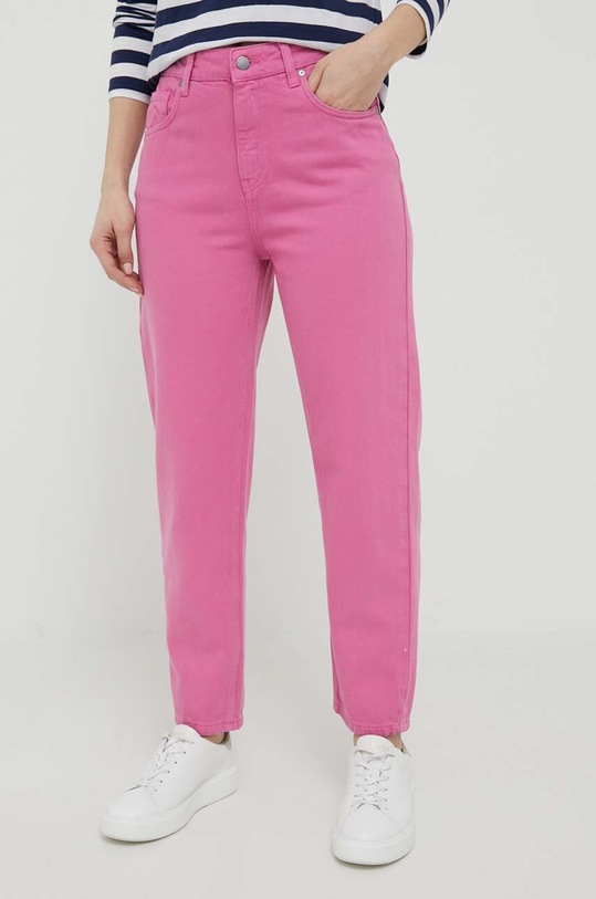 Džíny United Colors of Benetton Planet friendly růžová 4LYX575C3.0K9