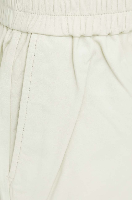 Шкіряні шорти Herskind Lava бежевий 4750940