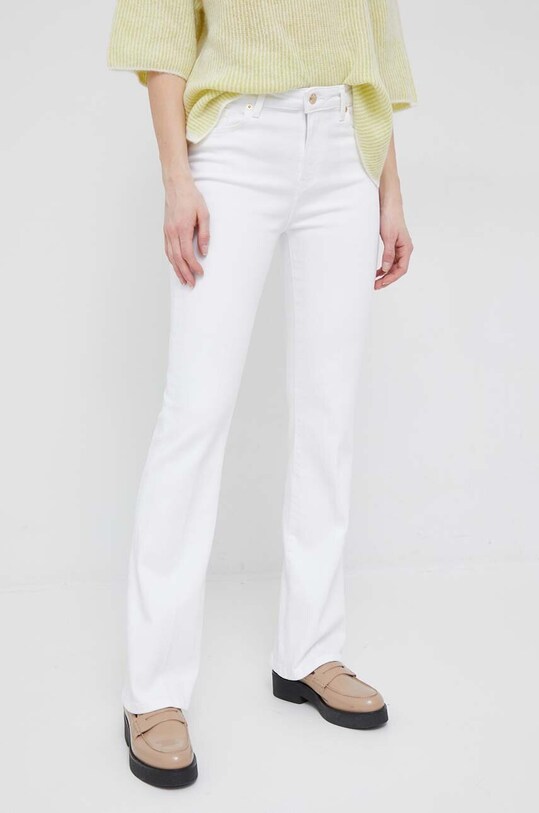 Дънки Tommy Hilfiger WW0WW38164.PPYX бял SS23