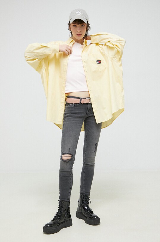 Дънки Tommy Jeans Sophie DW0DW15679.PPYX сив SS23