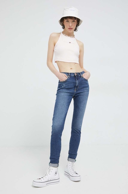 Tommy Jeans jeansi Sylvia DW0DW15524.PPYX bleumarin SS23