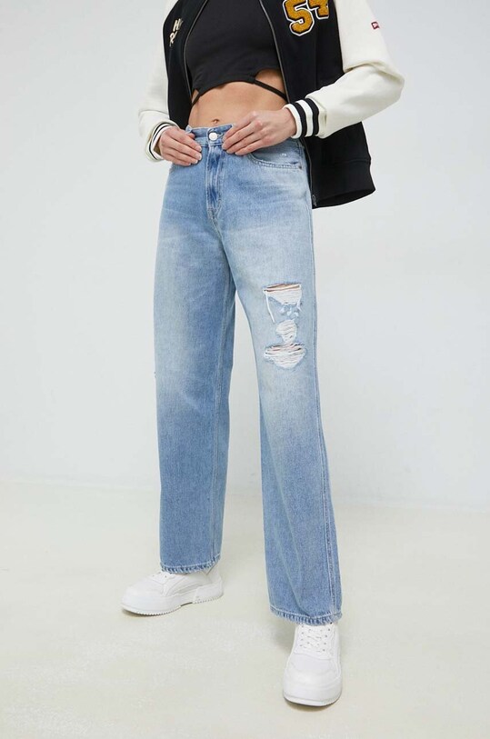 Tommy Jeans jeansy Betsy niebieski DW0DW15522.PPYX