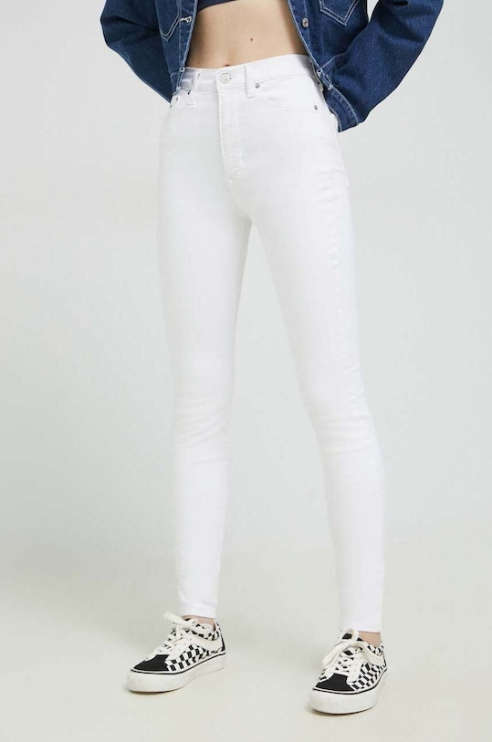 Tommy Jeans jeansy Sylvia biały DW0DW15507.PPYX