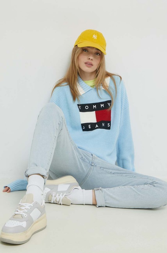 Τζιν παντελόνι Tommy Jeans DW0DW15511.PPYX μπλε SS23