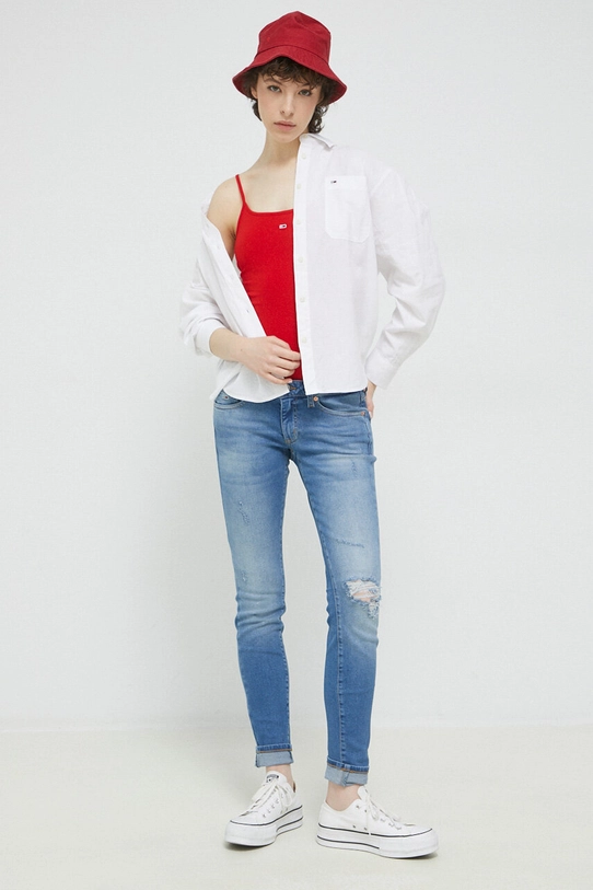 Tommy Jeans jeansi Sophie DW0DW15513.PPYX albastru SS23