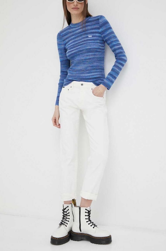 Džíny G-Star Kate Planet friendly bílá D15264.C301