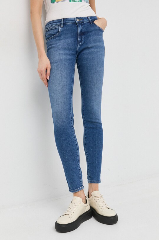 Rifle Wrangler Skinny 615 Planet friendly modrá W28K4736Y