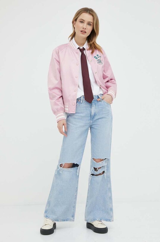 Wrangler jeansy Bonnie Planet friendly niebieski W229DE32Y