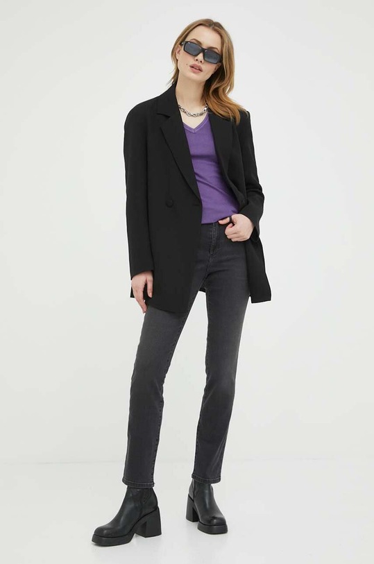 Wrangler jeansi Slim W26LDF36O negru SS23