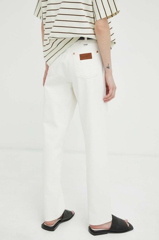 Odzież Wrangler jeansy Mom Straight W27MXM42L beżowy