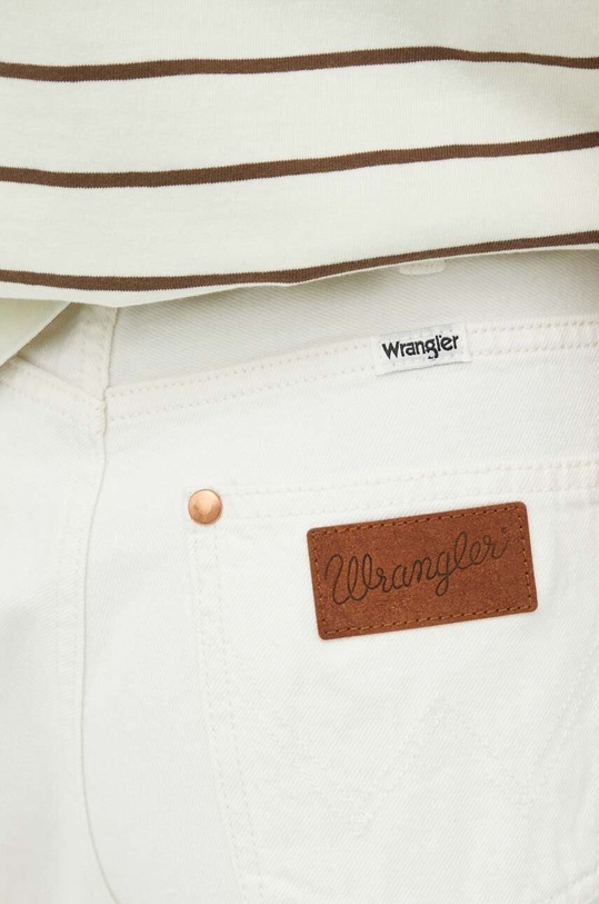 Wrangler jeansy Mom Straight beżowy W27MXM42L
