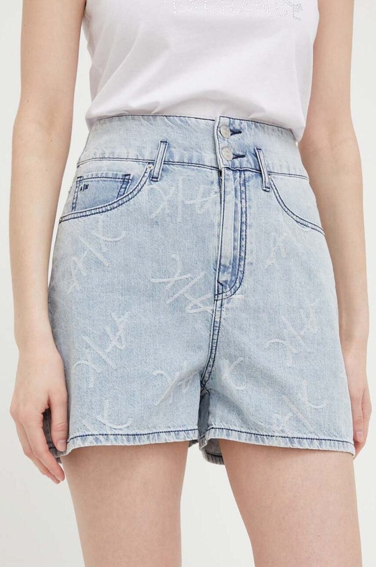 Дънкови къси панталони Armani Exchange дънков син 3RYJ71.Y1NZZ