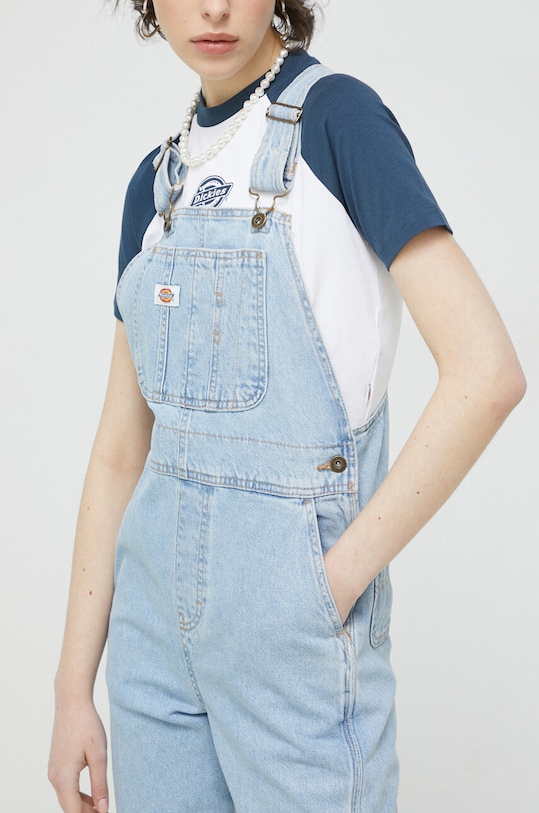 Dickies ogrodniczki jeansowe niebieski DK0A4XYCC151