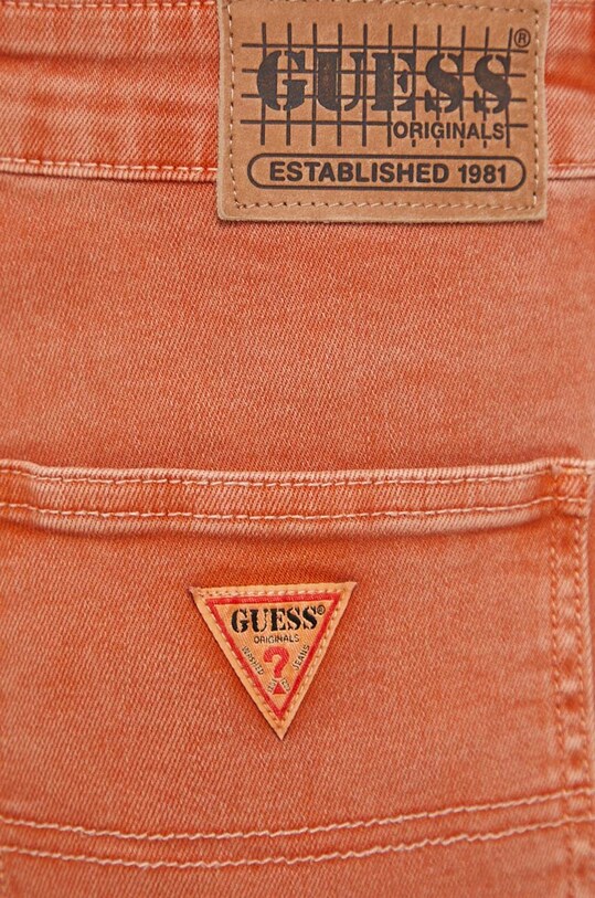 Guess Originals jeansy W3GG10D0Z51 pomarańczowy