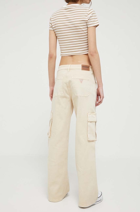 Odzież Guess Originals jeansy Go Kit W3GG19D0Z50 beżowy