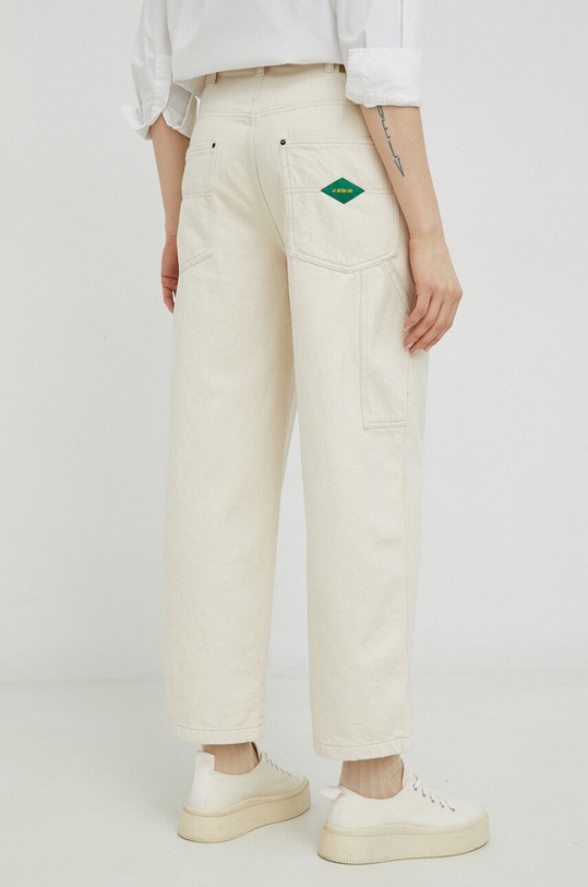 Odzież American Vintage jeansy SPY11A beżowy