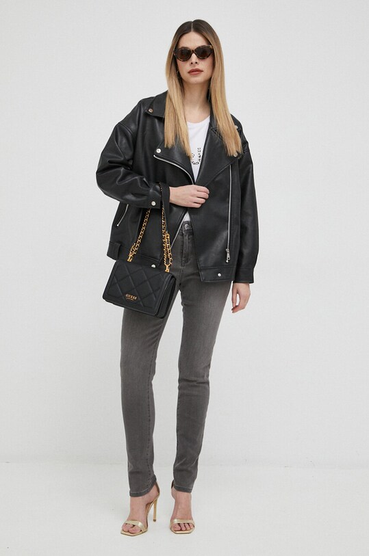 Morgan jeansi POM.P.GRIS gri SS23